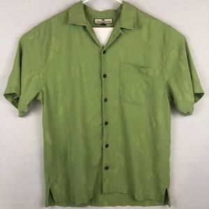 TOMMY BAHAMA "The Green Lobster" Silk Hawaiian Tee